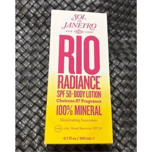 SUNSCREEN - NWT Rio Radiance SPF 50 Body Lotion w/Cheirosa 87 Fragrance